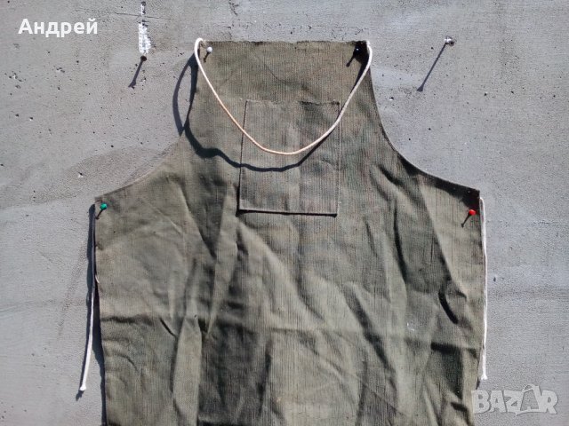 Стара брезентова престилка, снимка 2 - Антикварни и старинни предмети - 22701029