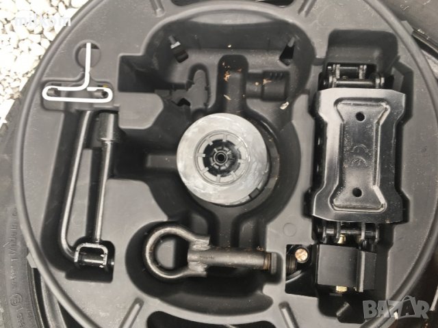 резервна патерица Рено + пълен комплект оригинално оборудване Резервна джанта с гума , снимка 5 - Гуми и джанти - 24907586