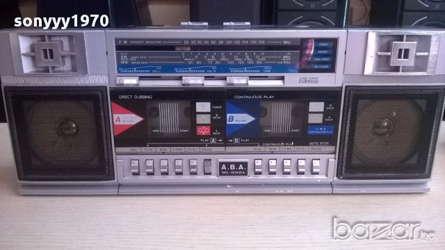 A.b.a mg-898a-stereo cassette recorder-внос швеицария