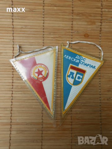 Ретро знаме, флагче малко Левски, ЦСКА, снимка 1