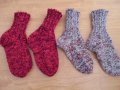 Нови топли вълнени чорапи плетени от истинска домашна вълна, подходящи за туризъм , снимка 8