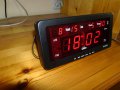 LED електронен часовник  с големи цифри. Показва час, дата и температу, снимка 11