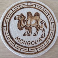 Сет от две декорации от филц, Монголия-2, снимка 2 - Декорация за дома - 20698645