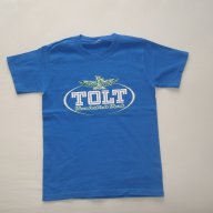 Синя лятна тениска за момче,146 см., снимка 4 - Детски тениски и потници - 16383347
