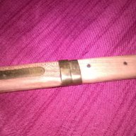 Стар комплект нож+вилица-25см-внос швеицария, снимка 6 - Антикварни и старинни предмети - 17682853