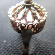 Старинен сребърен пръстен  - 2, снимка 4 - Пръстени - 17225565