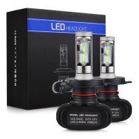 Висок Клас LED крушки автомобил H7 H1 H4 H3 HB4 H11 лед с гаранция CSP, снимка 3 - Аксесоари и консумативи - 23841436