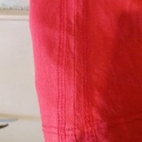 Дам.тениска-"BLENDY"-slim fit-/памук/-червена. Закупена от Италия., снимка 5 - Тениски - 21963268