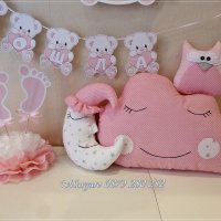 Украса и възглавнички за посрещане на новородено бебе у дома - розово, снимка 2 - Други - 24480051