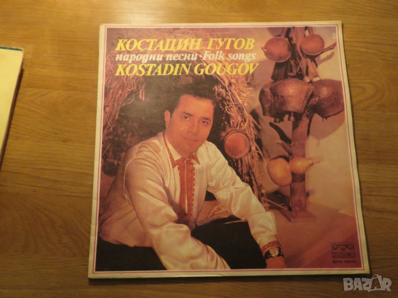 грамофонна плоча народни  Костадин Гугов - Народна музика  - изд.70те, снимка 1