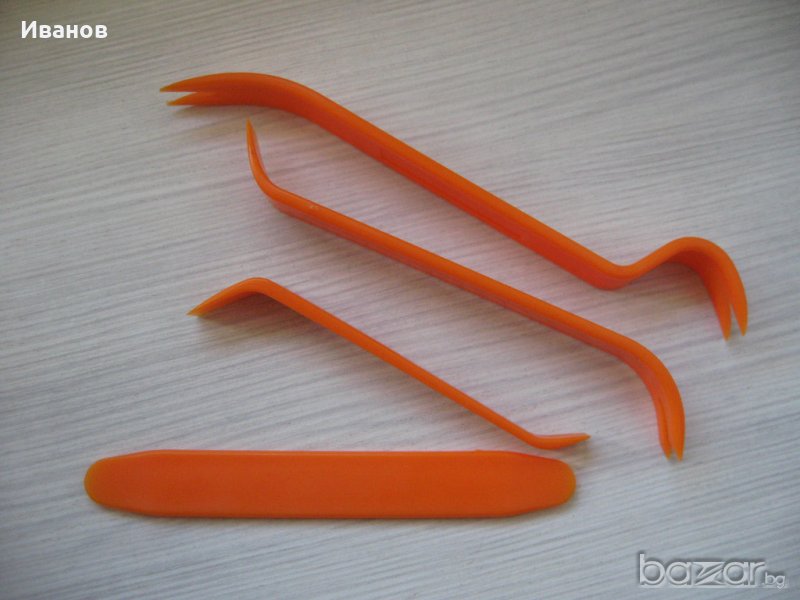 4 броя Инструменти за премахване на панели, кори и други в автомобила ----, снимка 1