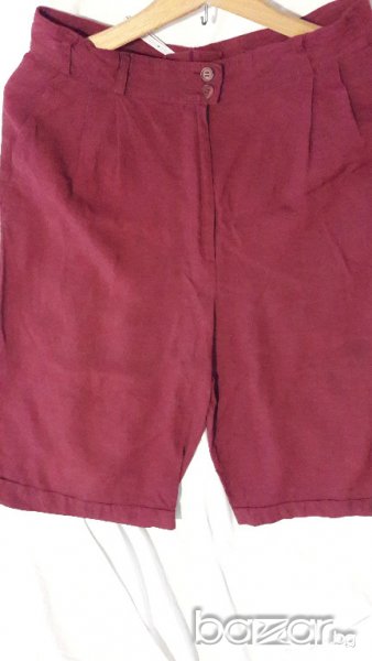 Мъжки летен панталон средна дължина червен, снимка 1