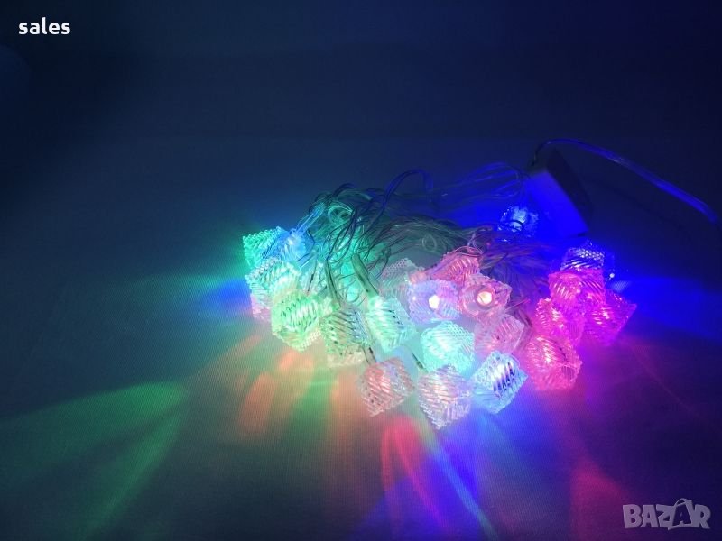 Коледни LED светлини, подаръци, снимка 1