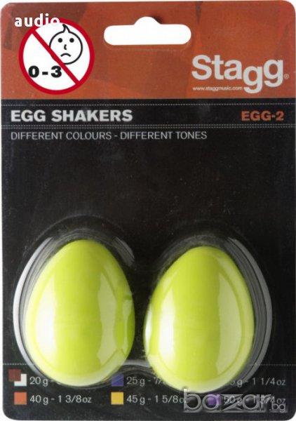 Маракаси Stagg EGG-2 GR, снимка 1