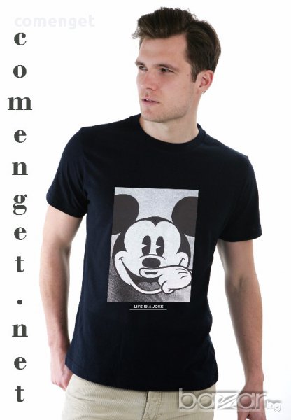 НОВО! Мъжка тениска с MICKEY MOUSE / МИКИ МАУС принт! Поръчай модел С Твоя Снимка или идея!, снимка 1