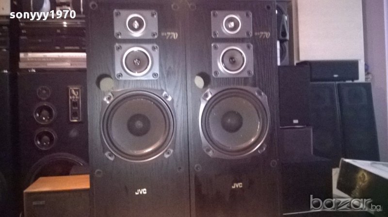 Jvc sp-x770bke made in belgium 2х140w/8ohm-внос швеицария, снимка 1