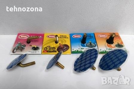 Вентили за вътрешни гуми, бръз монтаж с лепенка Valve Patches Tuck Индия, снимка 1