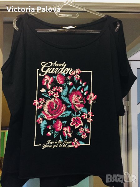 Разкроена модерна блуза JusTop, снимка 1