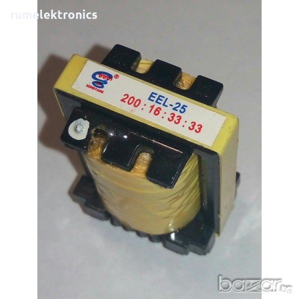 трансформатор EEL25 200:16:33:33, снимка 1