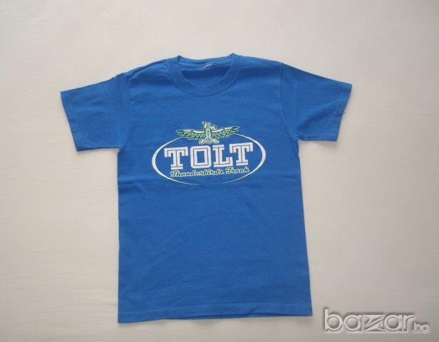 Синя лятна тениска за момче,146 см., снимка 4 - Детски тениски и потници - 16383347