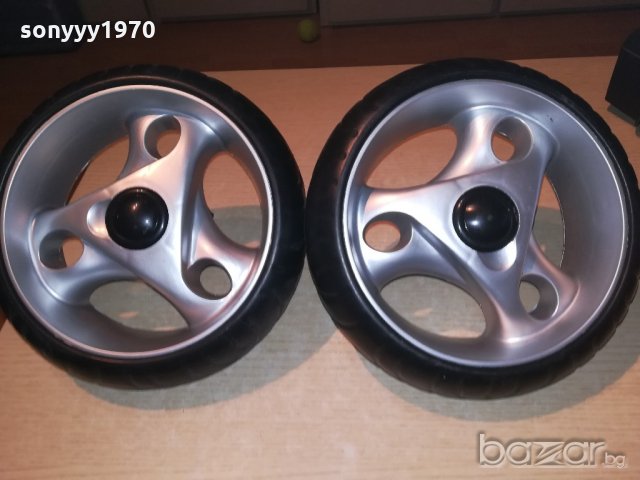 нови плътни гуми с джанти-за колесар за каяк или друго-26х7см, снимка 3 - Водни спортове - 20507832