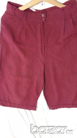Мъжки летен панталон средна дължина червен