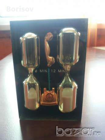 Двоен пясъчен часовник 8 и 12 мин, снимка 1