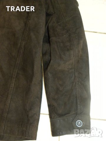 Мъжко кожено яке естествена кожа  велур, снимка 6 - Якета - 22988342