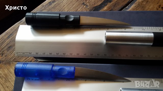 линия метална канцеларска с нож за писма произведени в Германия, дизайнерски, в подаръчни кутии, снимка 3 - Ученически пособия, канцеларски материали - 22549050