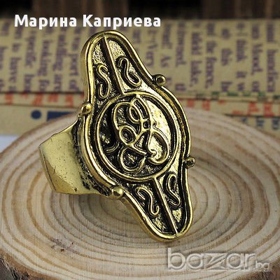 Пръстен - Хобит "Lord of the rings" /#А-08/ В наличност няколко размера, снимка 2 - Пръстени - 10156400
