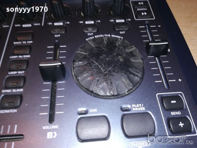 behriner bcd2000 b-control deejay-usb midi dj controller from uk, снимка 11 - Ресийвъри, усилватели, смесителни пултове - 20284389