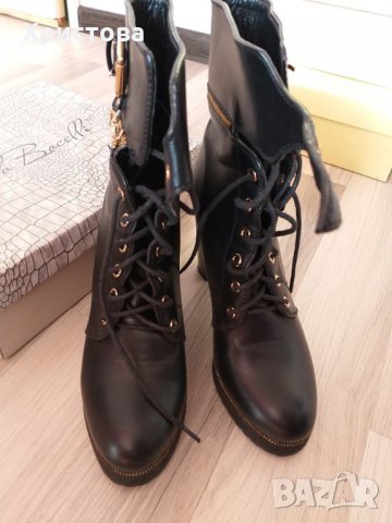 Боти с кабзи ХИТ МОДЕЛ- 27,00лв., снимка 12 - Дамски боти - 23459998