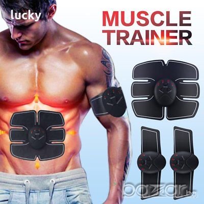Уред за стягане на мускулите, отслабване и масаж Smart EMS Muscle Trainer, снимка 13 - Фитнес уреди - 20576790