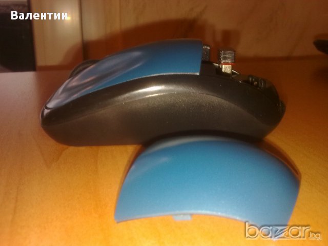 Чисто Нова Синя Безжична Мишка, снимка 3 - Клавиатури и мишки - 11056906