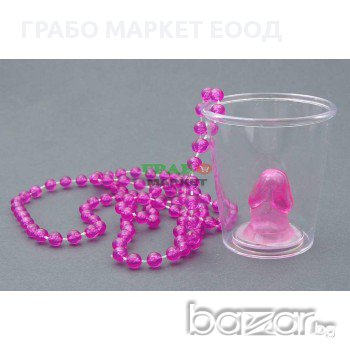 Парти артикул - забавна шот чаша, изработена от PVC материал, снимка 1