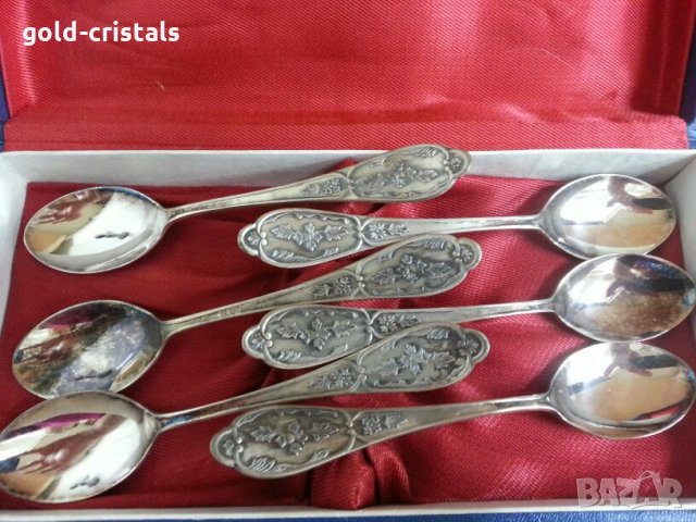 руски посребрени лъжички , снимка 8 - Антикварни и старинни предмети - 22743787