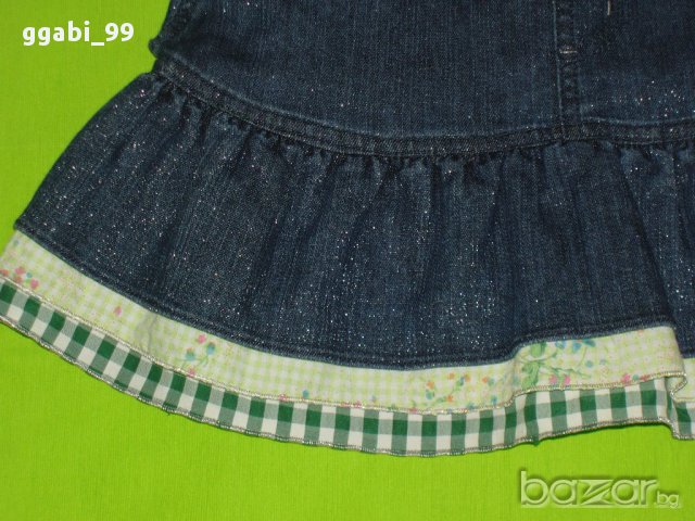 Дънков сукман CANADA House и блузка+подарък, снимка 3 - Детски Блузи и туники - 10692081