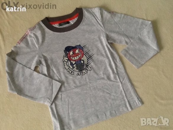 Нови памучни блузки от Англия и Франция, снимка 4 - Детски Блузи и туники - 12208753