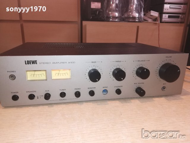 loewe a-100 stereo amplifier-внос швеицария, снимка 3 - Ресийвъри, усилватели, смесителни пултове - 20255992