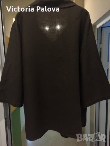 🇩🇪 Блуза стил бохо,лен,Германия, снимка 3 - Ризи - 24690591