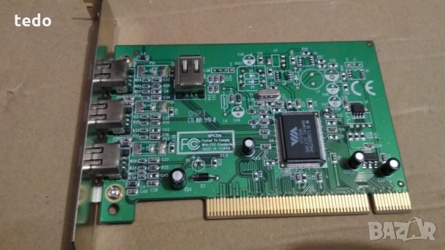 StarTech PCI Firewire 4 ports- VIA VT6306 Chipset, снимка 2 - Кабели и адаптери - 24158836