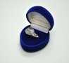 Уникален пръстен от сребро 925 с естествен камък - ахат, снимка 1 - Пръстени - 8691321
