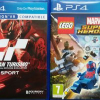 Gran Turismo Sport Lego marvel super heroes 2 игри за ps4 playstation4, снимка 1 - Игри за PlayStation - 23485716