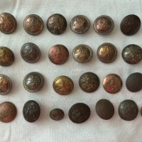 лот военни царски копчета, снимка 2 - Колекции - 25723452