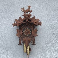 Стенен часовник кукувица Black Forest/Шварцвалд, снимка 1 - Антикварни и старинни предмети - 13569799