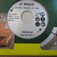 Диск за рязане"BOSCH/ф125х22,23х1,7мм/"на тухли,бетон и др., снимка 2 - Други инструменти - 7895089
