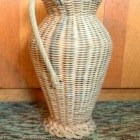 голяма плетена ваза, снимка 4 - Колекции - 22922513