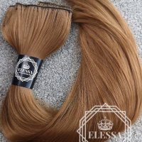 С5 HAIR EXTENSIONS ELESSA - Натурални Екстеншъни Комплект от 200 грама Коса, снимка 7 - Аксесоари за коса - 24347784