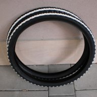 Продавам колела внос от Германия Нови външни гуми ,scilla 24 цола с два бели канта, снимка 1 - Части за велосипеди - 10138201
