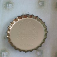Халби с бира Голяма табели във формата на капачка за бутилка кока кола швепс картина стена декор, снимка 2 - Декорация за дома - 13273734